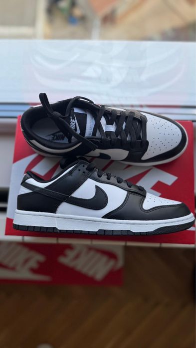 Nike dunk low black&white
