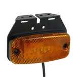 Lampa gabarit auto Carpoint 9-32V orange cu 3 leduri, suport si cablu, 110x50mm, 1 buc.