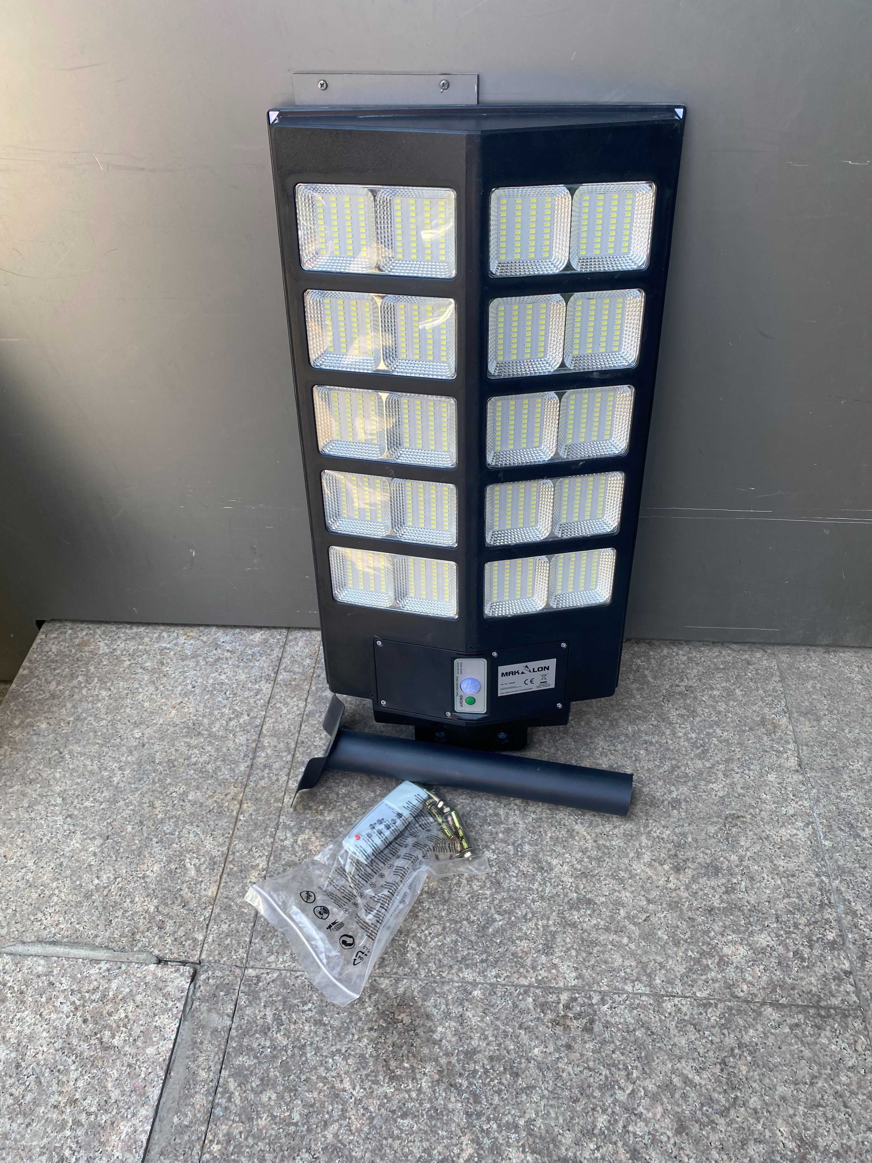 Лампа соларна  5Ah LED194 3000lm 6500K/Лампа солар 30Ah LED800 8000lm