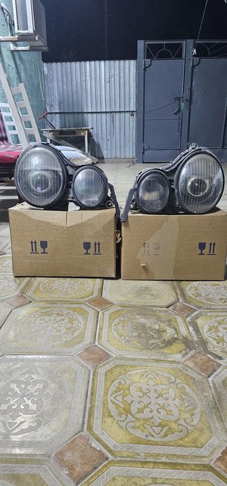 Блок фар лед w210