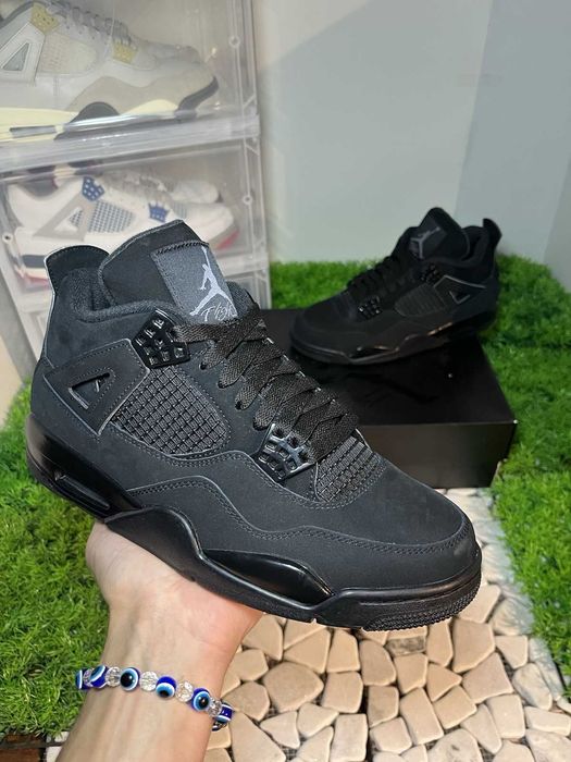 #DISCOUNT# Jordan 4 Black Cat Unisex Premium Adidasi Nike
