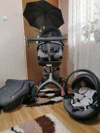 Vând cărucior Stokke V 4, 3 în 1