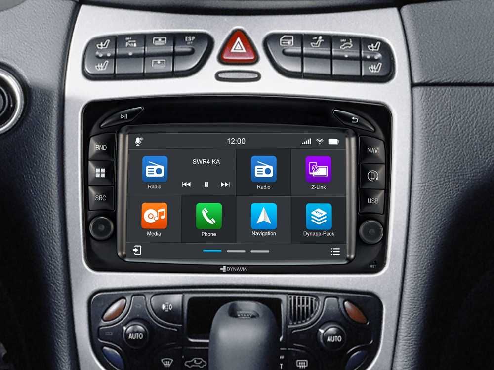 Мултимедия Двоен дин Mercedes C Class W203  Android C220 CLK Навигация
