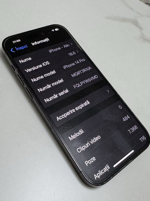 Iphone 14 PRO 256GB Negru