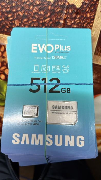 Card memorie samsung evoplus 128 gb. 256 gb. 512