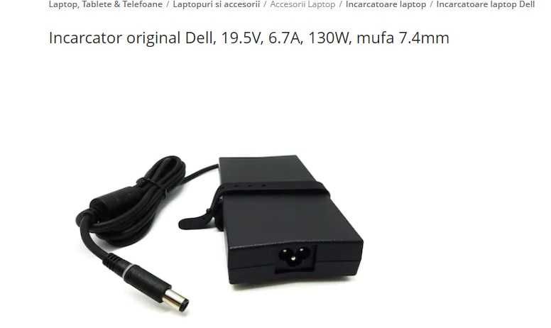 vand alimentator pentru leptop dell