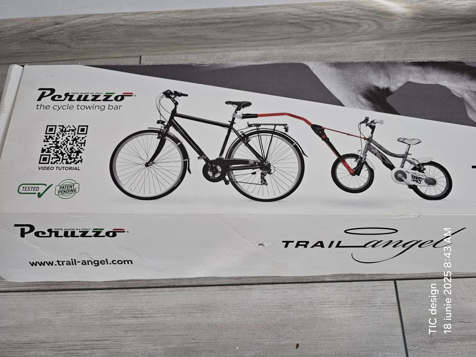 Dispozitiv remorcare bicicleta