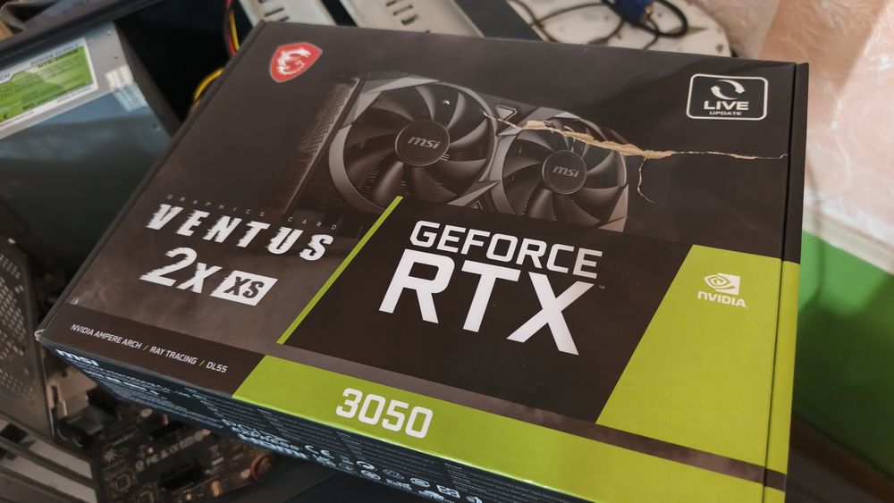 Продается видеокарта rtx 3050