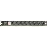 Priza rack PDU 8 porturi cu intrerupator si mufa pentru UPS
