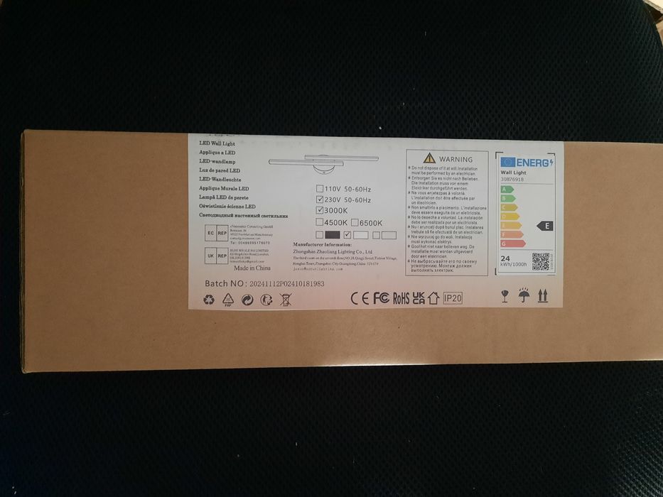 Lampa lustra aplica plafoniera led noua resigilata