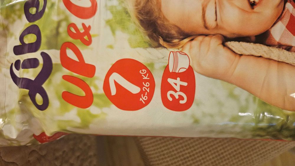 Scutece Libero pants nr 7 16-26 kg 64 buc