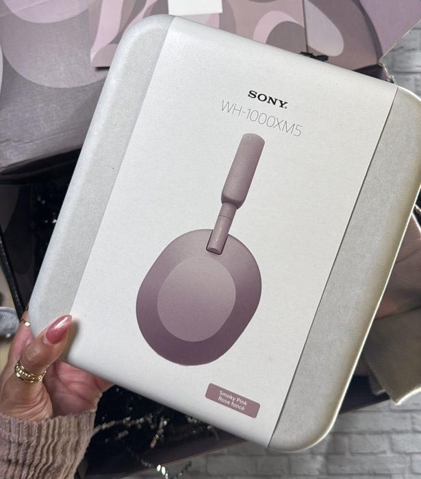 Новинка!!! Наушники Sony WH-1000XM5 PINK/Розовые!!! Kaspi / Halyk / QR