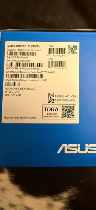 Настолен компютър NUC 15 PRO RNUC15CRHU700002 90AR00Q2-M000A0
