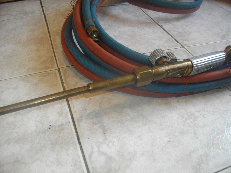 52см Оксиженна ацетиленова горелка PREGO немска старо качество маркучи