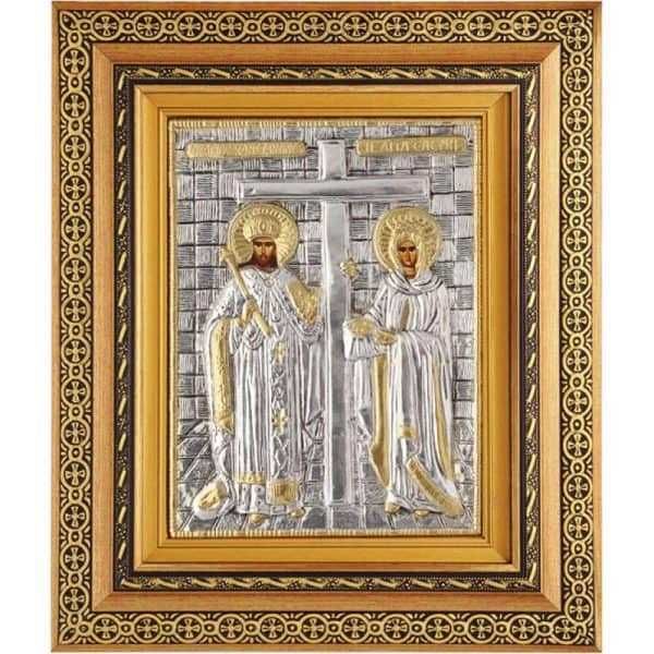 Icoane Argintate-Sfantul Stefan,SF Treime,SF Andrei  Relief 3 D