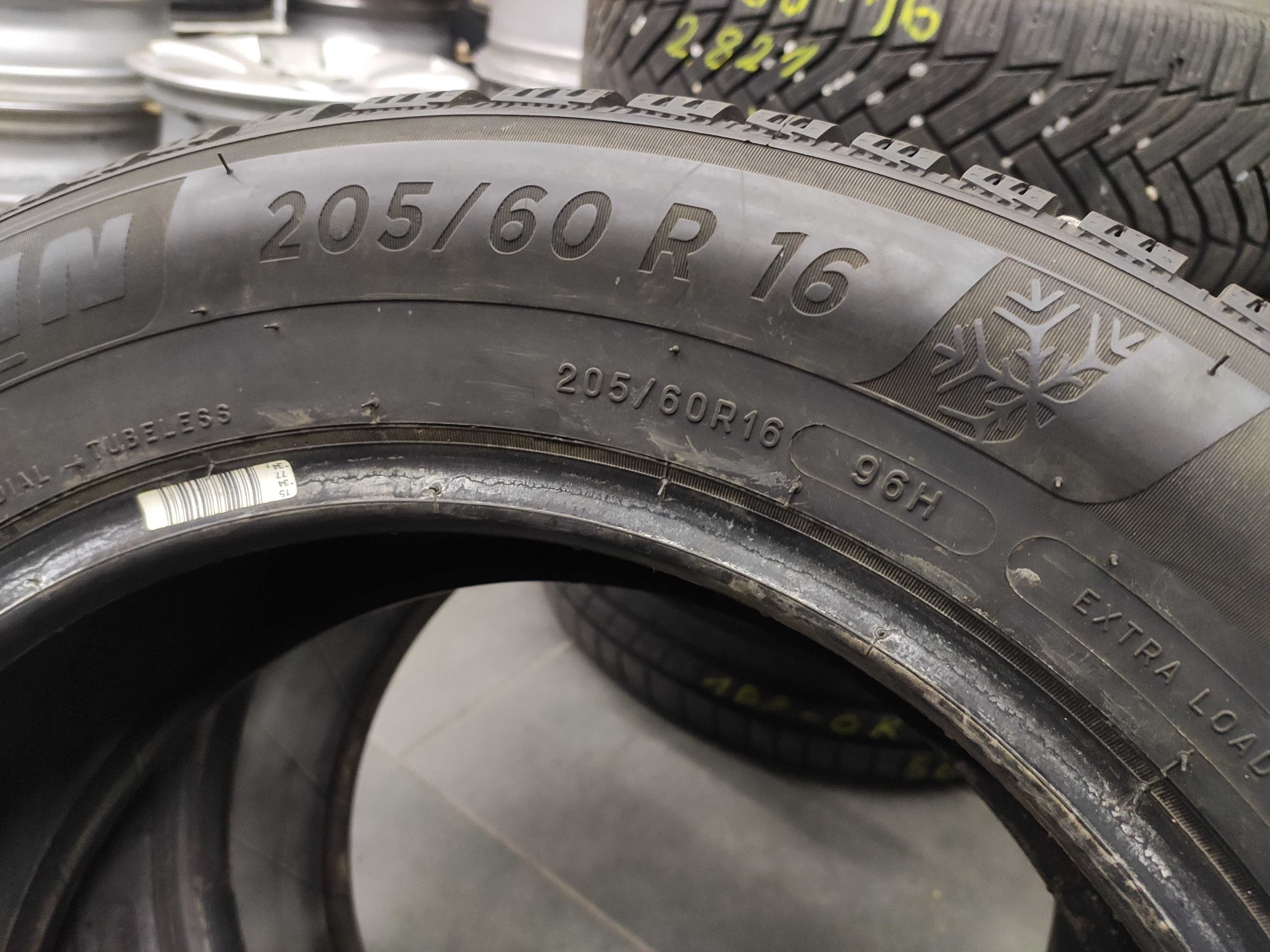 2бр Зимни гуми 205 60 16 - Michelin Alpin 6 - DOT 2023