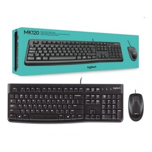 Logitech MK120 Комплект клавиатура и мышь!