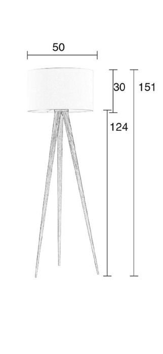 Lampadar negru Zuiver