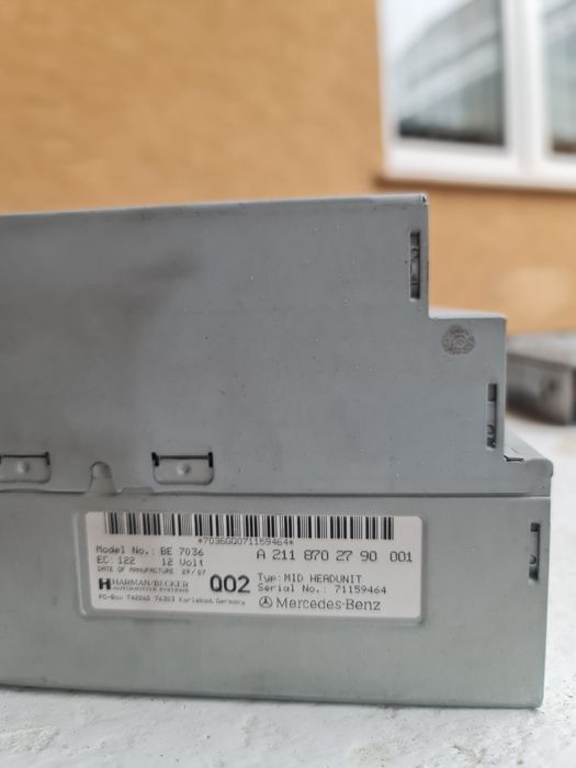 Casetofon radio Merdes w211( facelift)