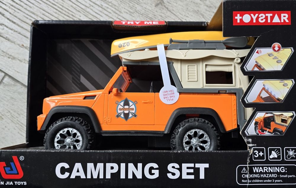 Детски джип с кану-каяк