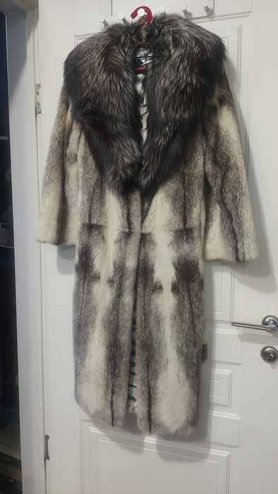 Красивая норковая шуба