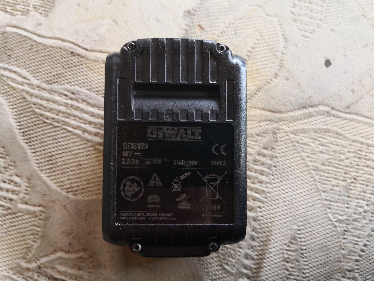 Baterie Acumulator Dewalt 18v  2.6 Amperi