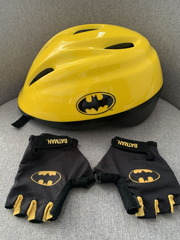 Детска каска и ръкавици Batman