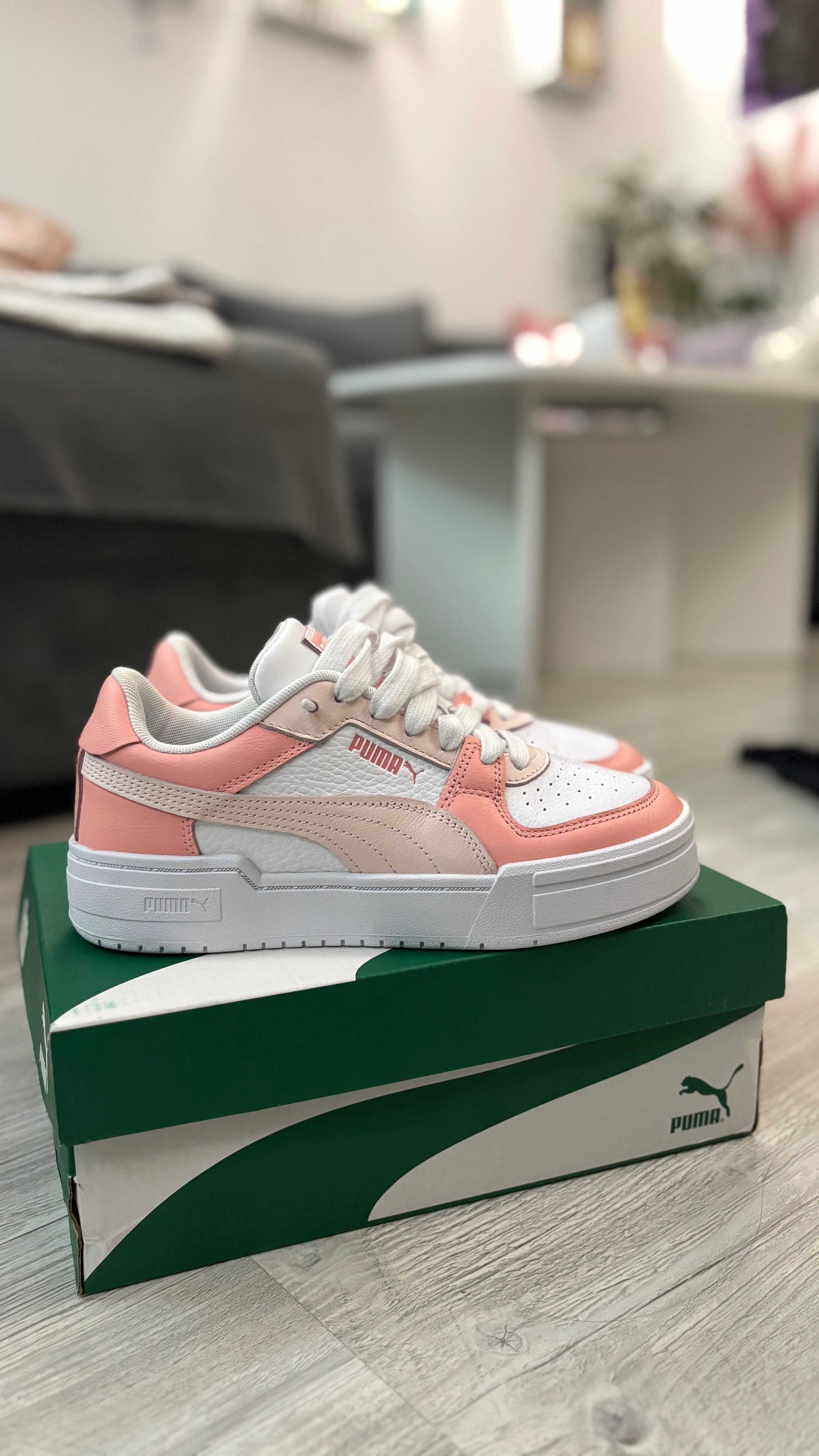 Дамски обувки Puma CA Pro Classic White Pink.