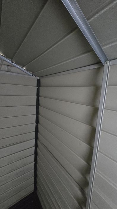 Magazie grădină Duramax EverMore 4x6, 102x165 cm gri, plastic,impecabi
