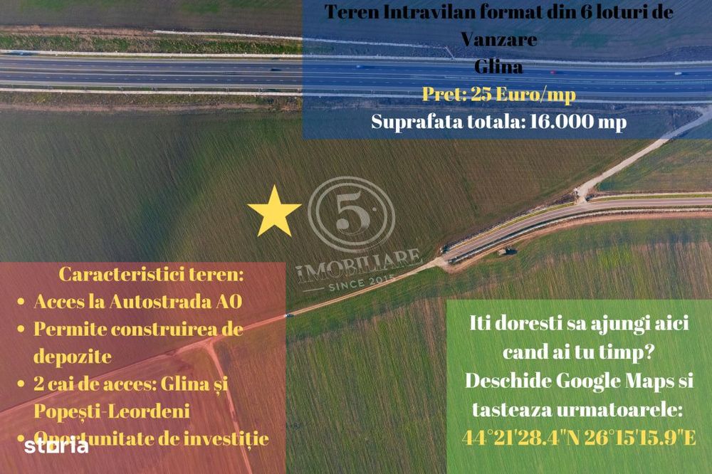 Teren 16.000 mp pentru Hale – Investitie Ideala langa Autostrada A0