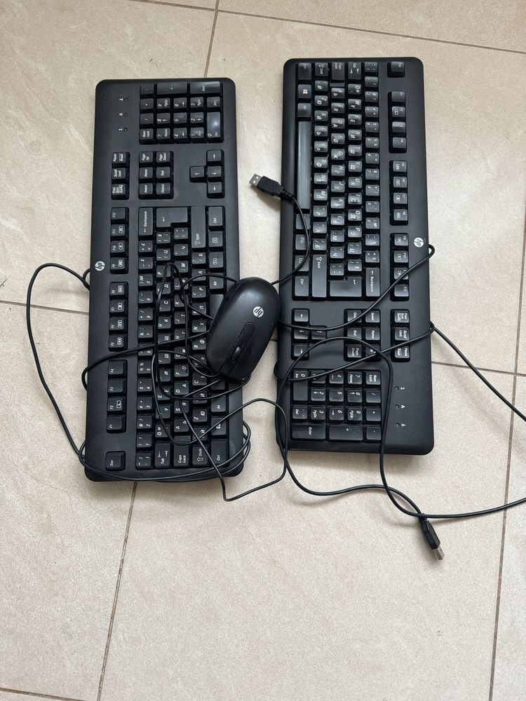 2 бр клавиатури е 1бр мишка