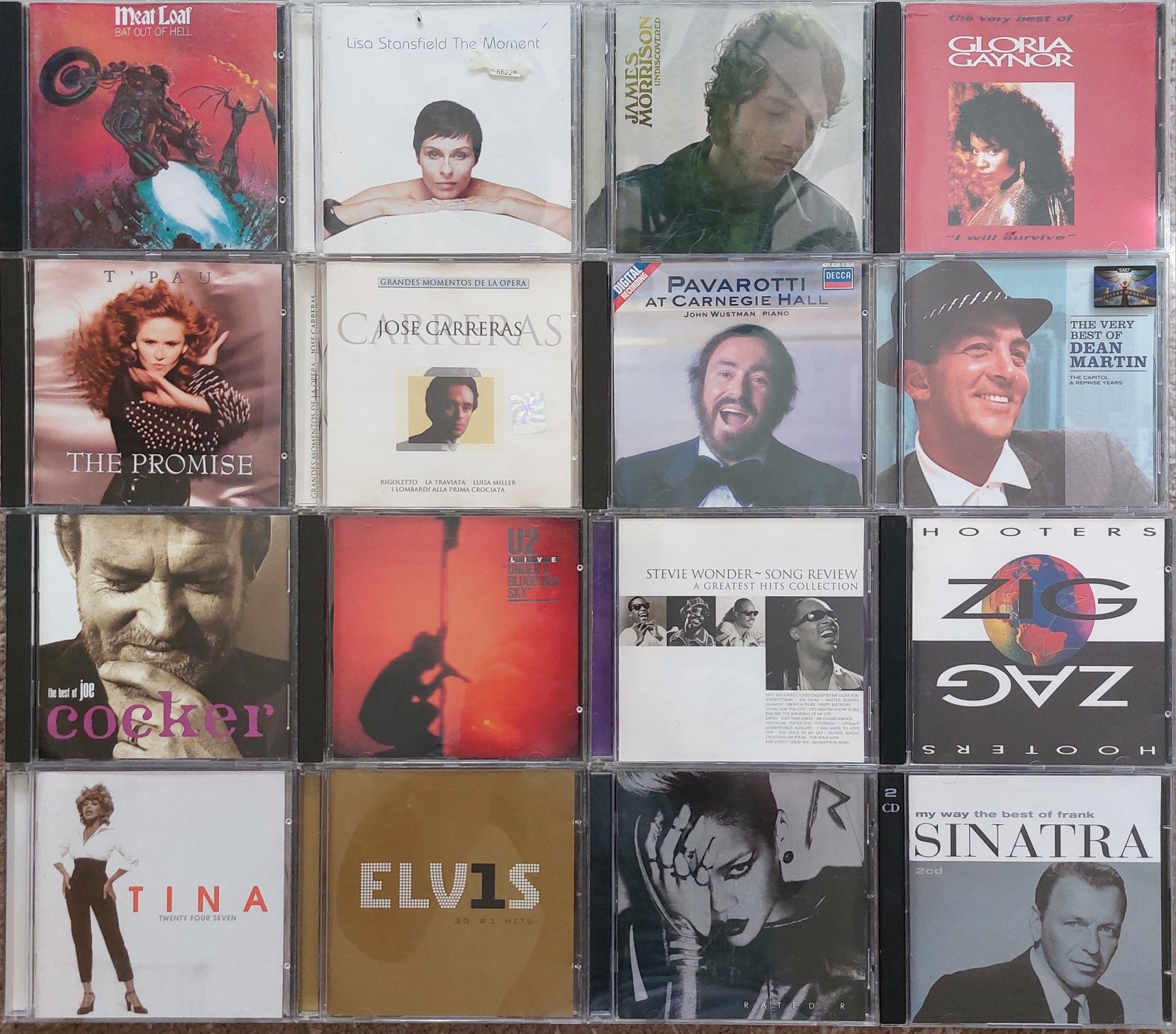 cd phill collins Joe Cocker pavarotti U2