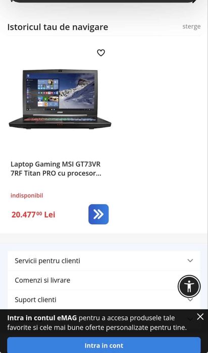 Gaming Laptop MSI GT73VR I7 32gb Ram Nvidia RTX Geforce 1080 3x ssd