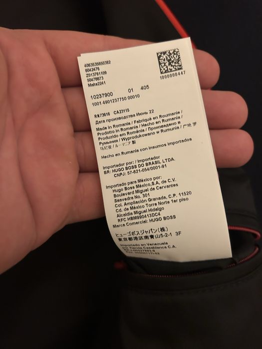 Vand palton barbati HUGO Boss cashmere