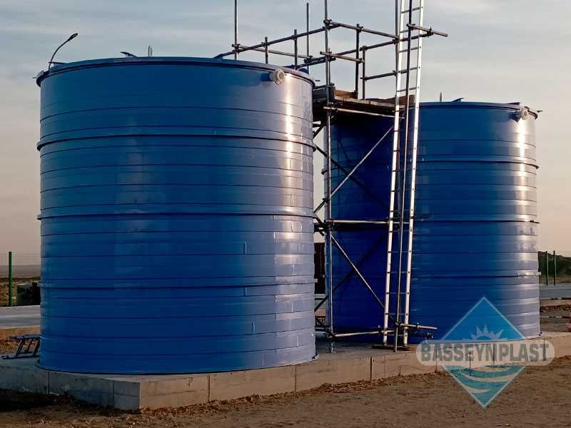 Эко емкость, резервуар 50м3, тонн из полипропилена для воды, бак