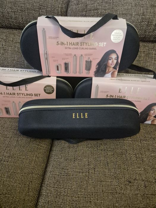 Комплект за оформяне на коса 5-в-1.