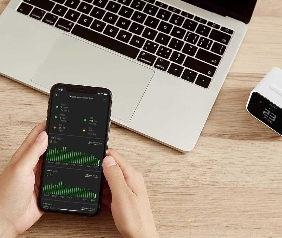 Анализатор качества воздуха Xiaomi Qingping Air Monitor 5в1