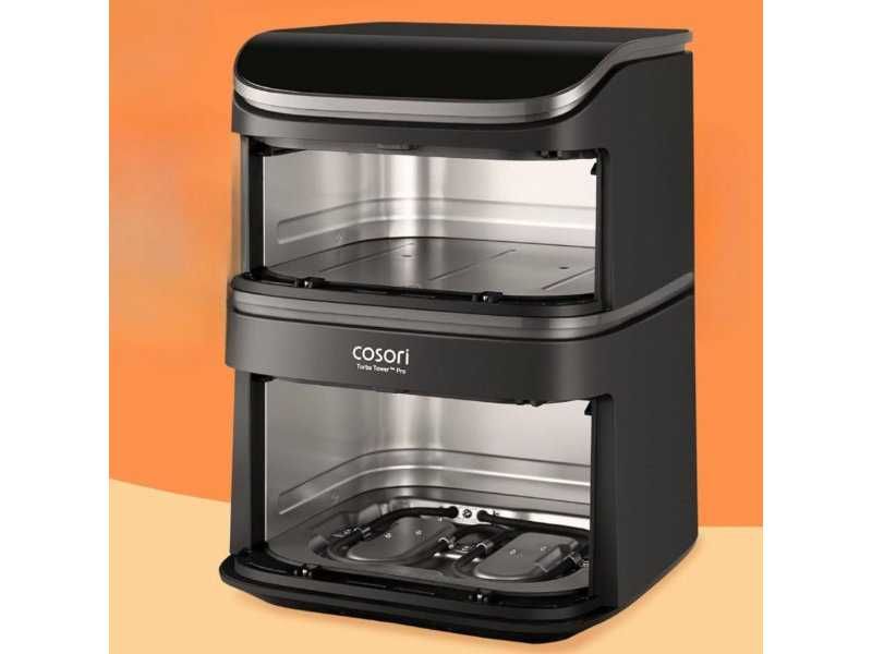 Двоен Еър Фрайър COSORI Turbo Tower CAF-DC112-ADE, 10.8L