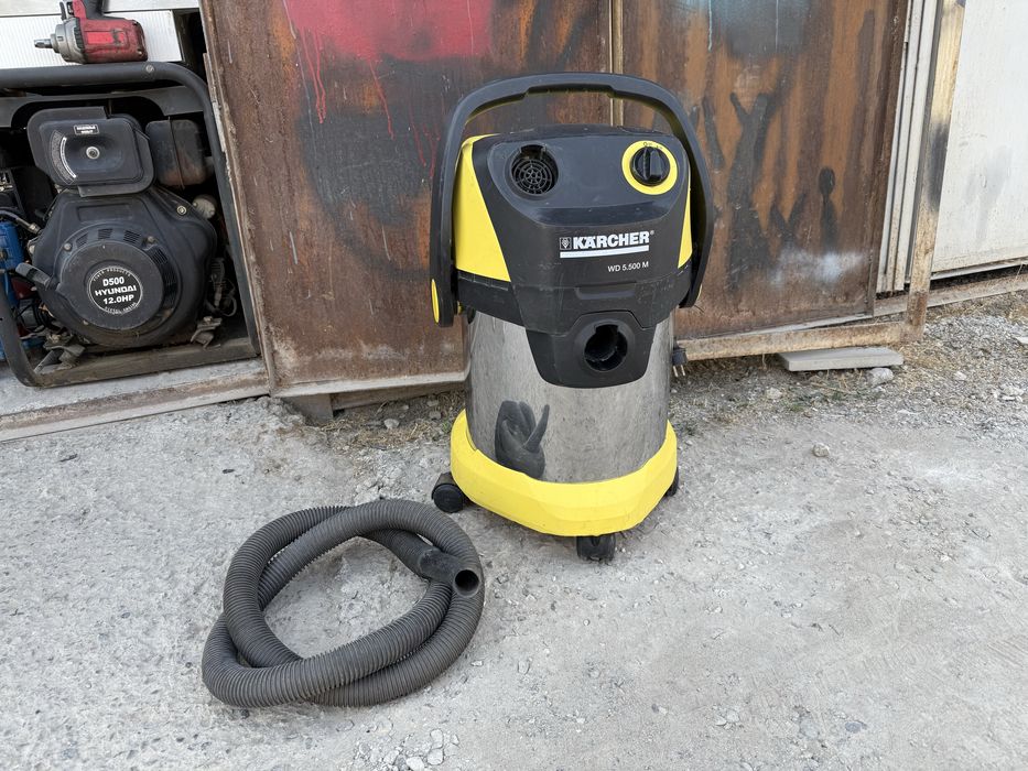 * KARCHER WD 5.500 M большой хозяйственный пылесос оригинал Италия б/у