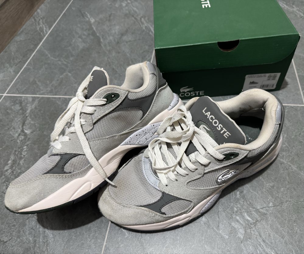 кроссовки ECCO и Lacoste