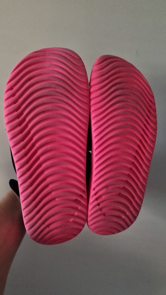NIKE Sunray Adjust сандали черно и неон розово 37.5