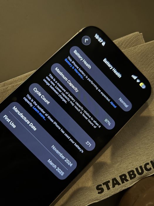 iPhone 16 Pro Max, 256, Desert Titanium înca în garanție