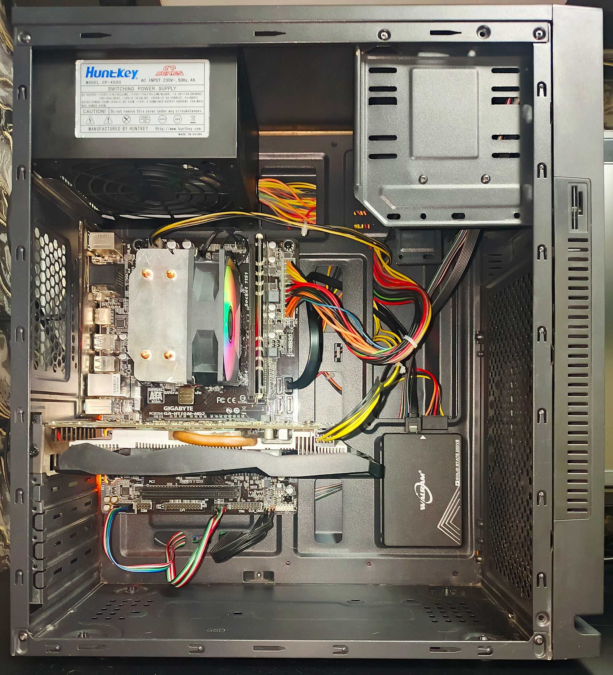 НеДоРоГо Игровой Core i5-6400 /8Gb_DDR4 /256Gb_SSD /P106_6Gb(=GTX1060)