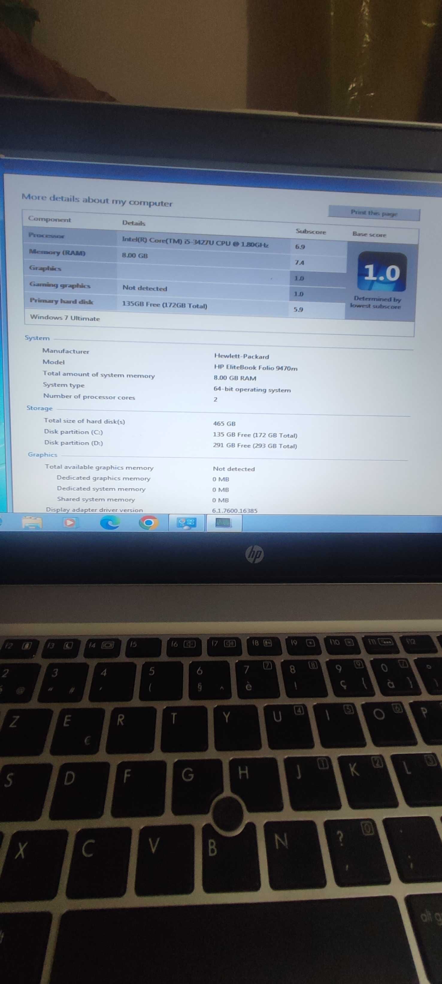 Hp ElliteBook folio 9470m