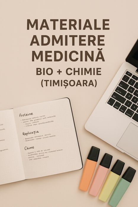 Notite admitere medicina (biologie+chimie) pdf