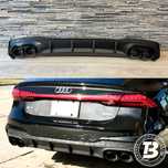 Difuzor Bara Spate cu Ornamente compatibil cu Audi A7 C8 S7 Design