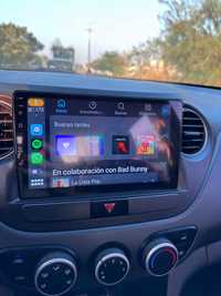 Navigatie Android Hyundai i10 Waze Youtube GPS USB casetofon