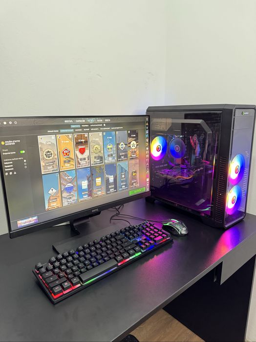 Игровой компьютер полный комплект GTX 1650 i5-7400