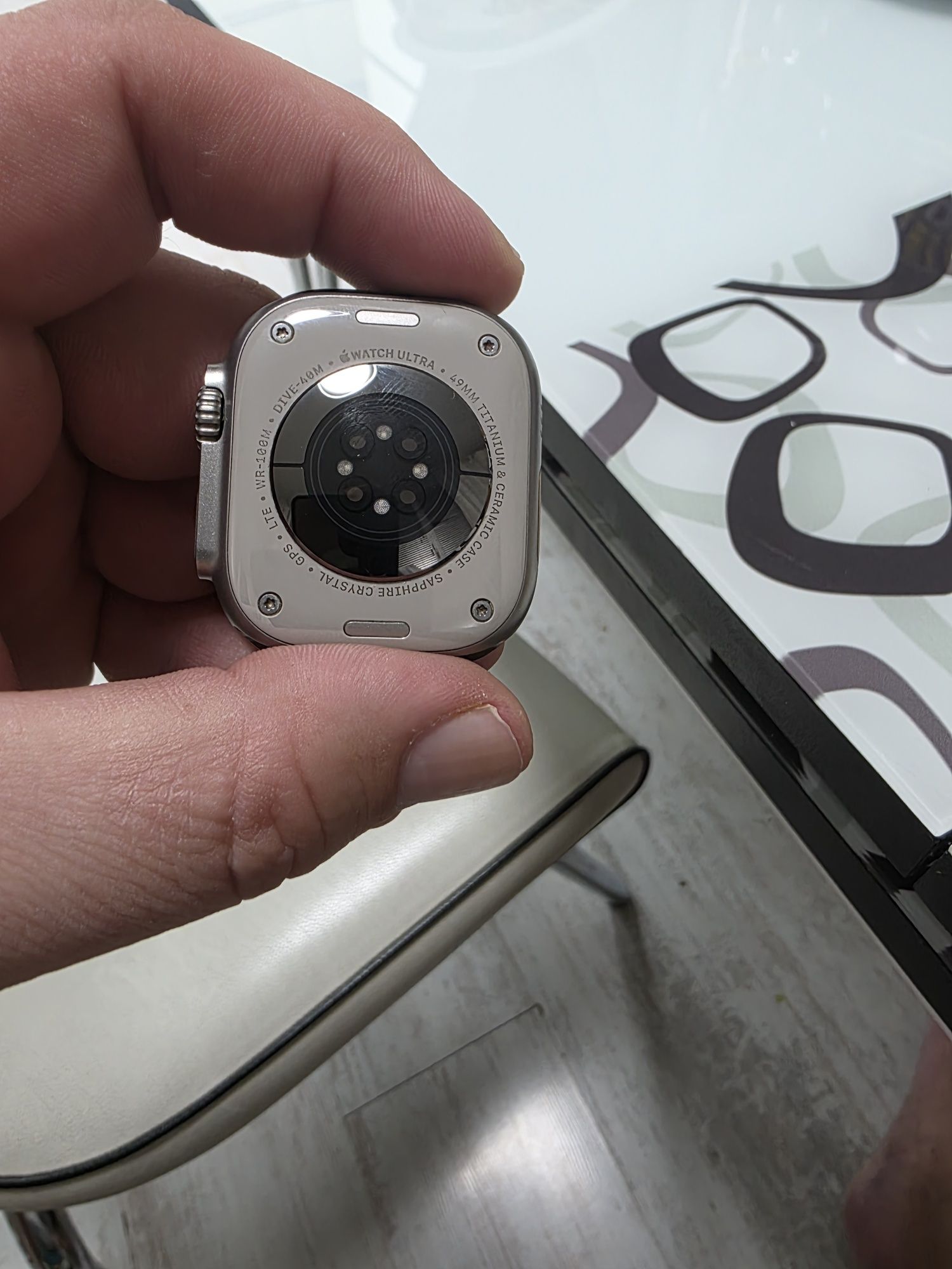 Apple Watch Ultra , GPS, Cellular, Natural Titanium Case 49 мм, Navy