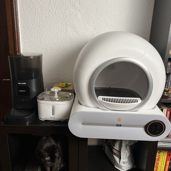 Pachet litiera automata, hranitor automat, fantana pisici